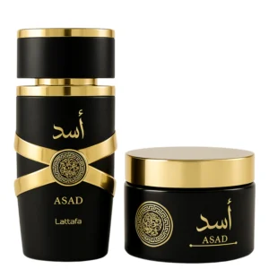 Kit Asad Lattafa 100ml + Creme Hidratante 200ml